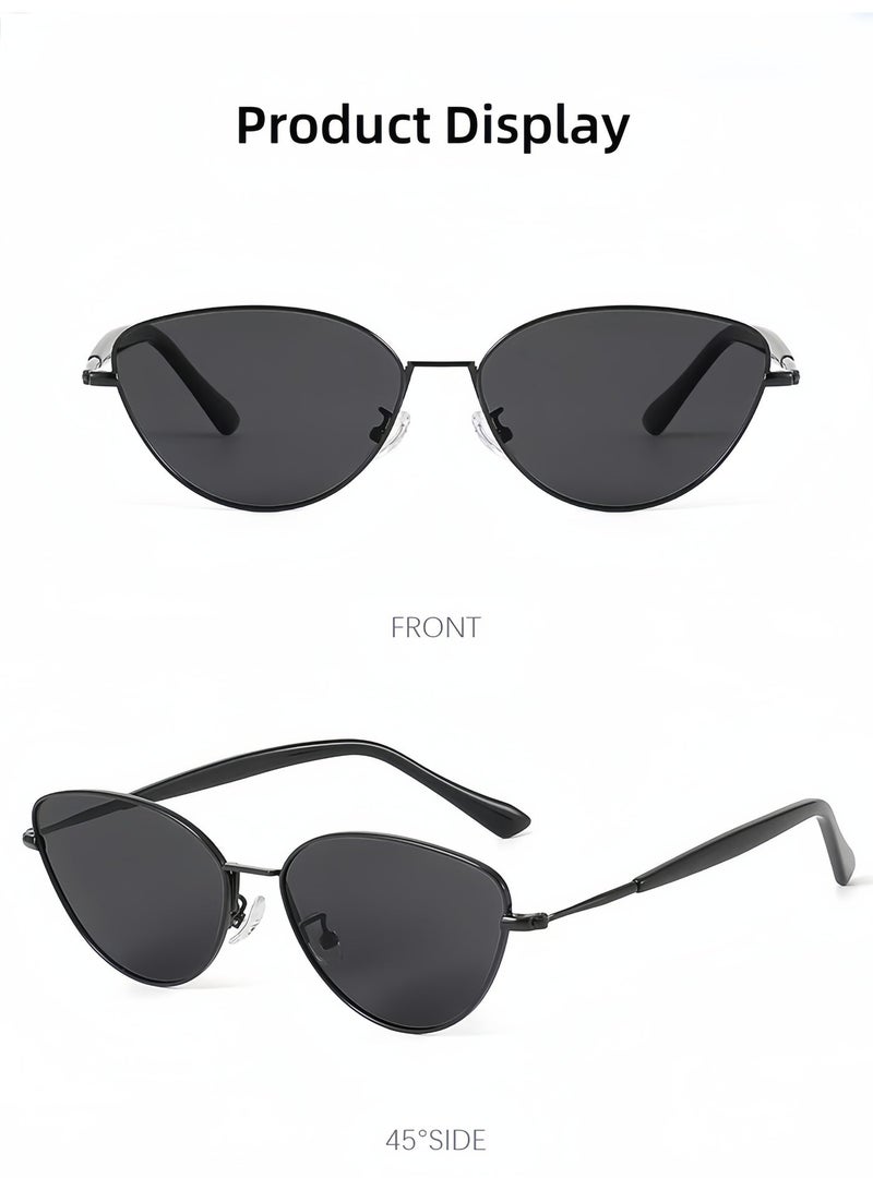 UV400 retro polarized sunglasses, lightweight metal framed men's sunglasses, suitable for driving, traveling, fishing, and daily eyewear shops - Image 5