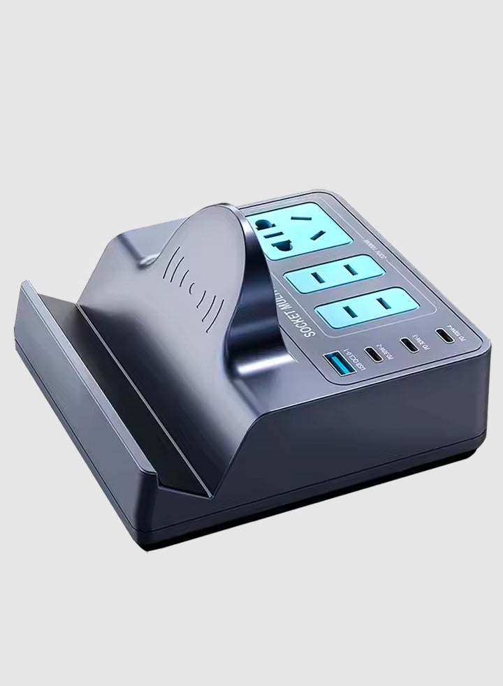 general 140W Smart Wireless USB C Charger Fast Charging PD Socket Universal Multifunctional Charger Holder for Cellphones Watches Pad - Image 2