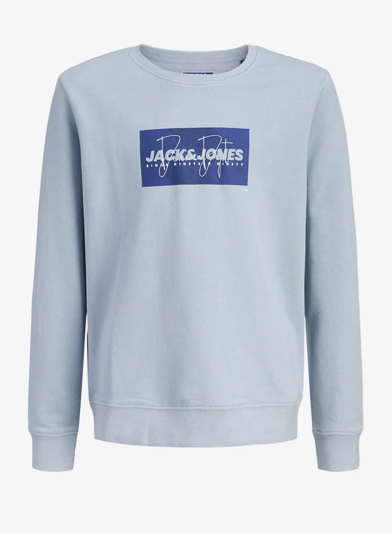 Jack & Jones Junior Kids Jjcole Printed Crew Neck T-Shirt