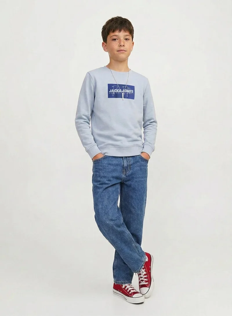 Jack & Jones Junior Kids Jjcole Printed Crew Neck T-Shirt