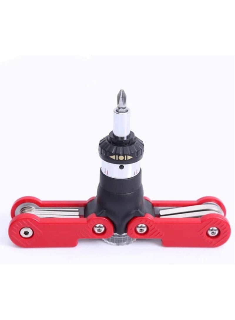 GGOOT 15 in 1 Multifunction Ratchet Screwdriver Set Slotted Phillips Screwdriver Hardware Combination Tool Hand Tools - Image 3
