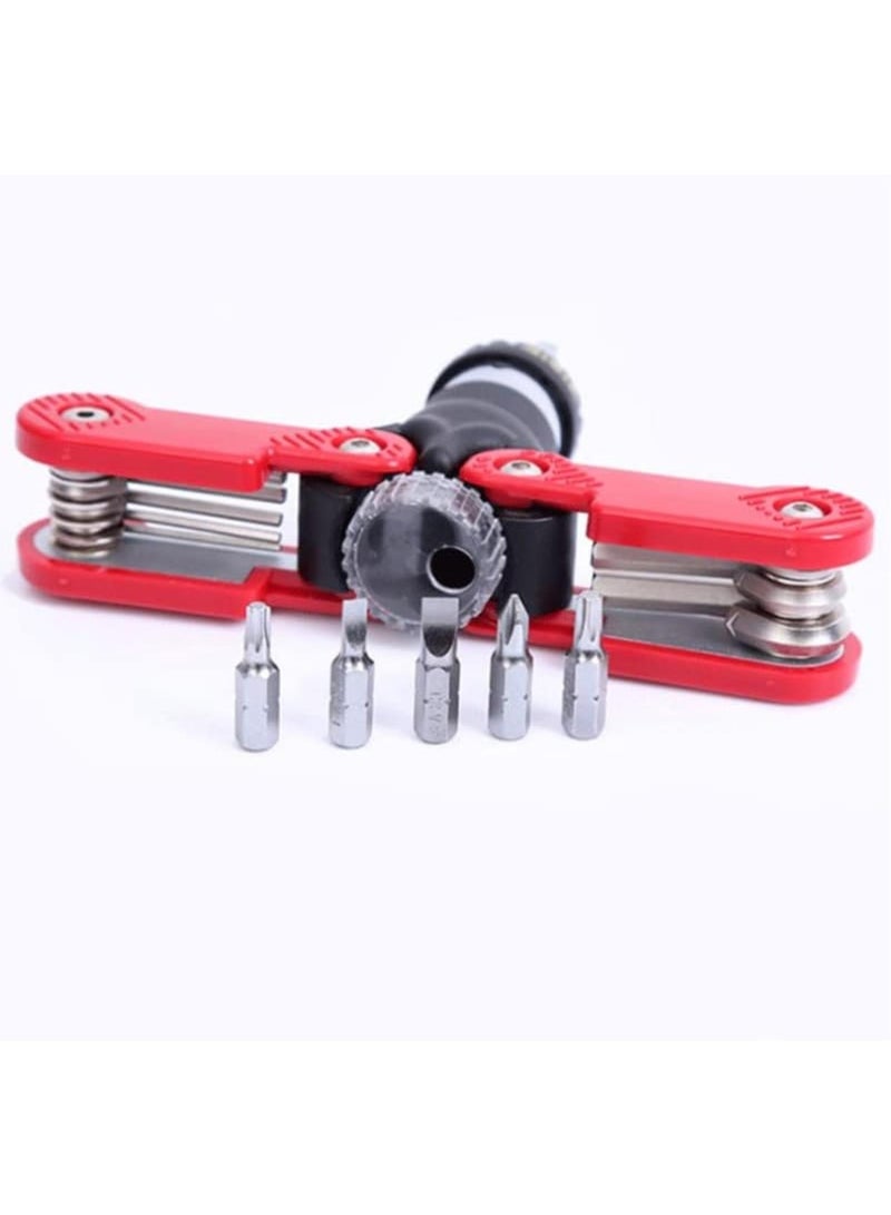 GGOOT 15 in 1 Multifunction Ratchet Screwdriver Set Slotted Phillips Screwdriver Hardware Combination Tool Hand Tools - Image 4