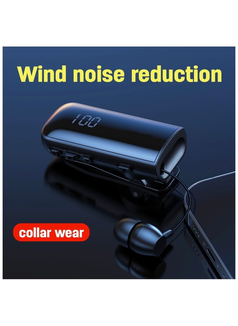 Admos - Wireless Business Bluetooth Headset In-Ear Hands free Telescopic Clip Earphone With Mic - Image 1