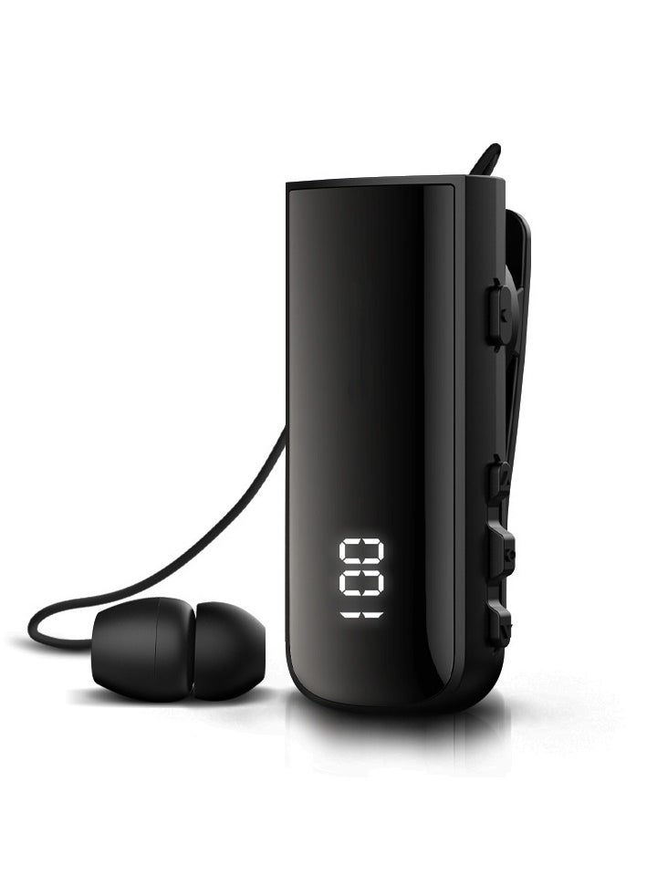 Admos - Wireless Business Bluetooth Headset In-Ear Hands free Telescopic Clip Earphone With Mic - Image 1