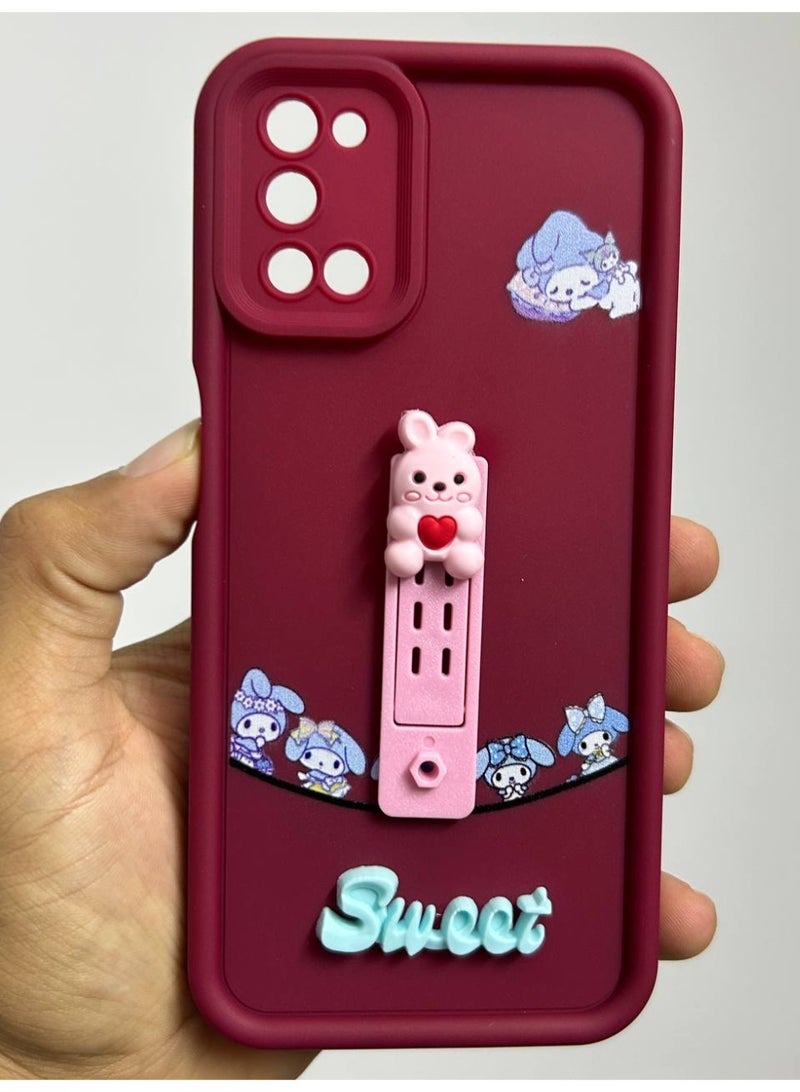 جراب خلفي بتصميم كرتوني جديد عليه كلمه Sweet متوافق مع هواتف Oppo A52 - A72 - A92 - Image 3