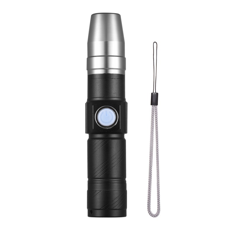Mini Flash Light for LED UV Gel Curing Lamp Light Handheld Nail Dryer USB Rechargeable Nail Flashlight with Lanyard UV Flashlights Detector for Facial Mask - Image 1