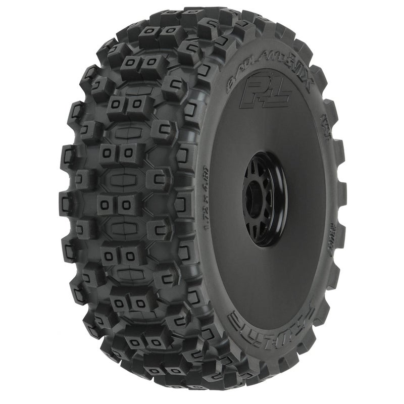 Proline Racing Badlands MX M2 18 Buggy MTD Black Wheels FR PRO906741 RC Tire - Image 2
