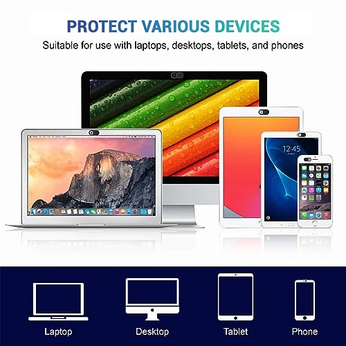 KACA Webcam Cover, Privacy Protector Webcam Cover Slide, Compatible with Laptop, Desktop, PC, Smartphone, Protect Your Privacy and Security, Strong Adhesive, Set of 3 - Image 4