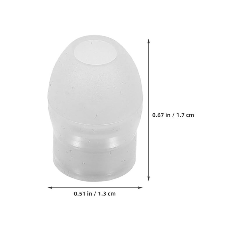 4pcs Silicone Stethoscope Ear Pieces Replacement Soft Earbud Tips with Threaded Design, Medical-Grade Noise Reduction Accessories for Universal Stethoscope Use - Image 2