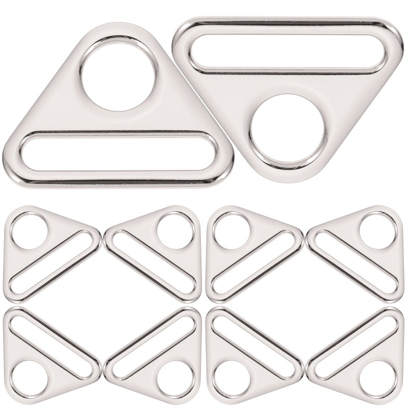 10Pcs Small Buckles Portable Triangle Shaped Buckles Daily Use Buckles - Image 1