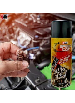 RACO RACO Speedtop Fuel Injection Air Intake Cleaner – Powerful Engine Cleaner for Improved Performance, Removes Carbon Deposits, Enhances Fuel Efficiency, Quick & Easy Spray Application-450ml  - Image 2