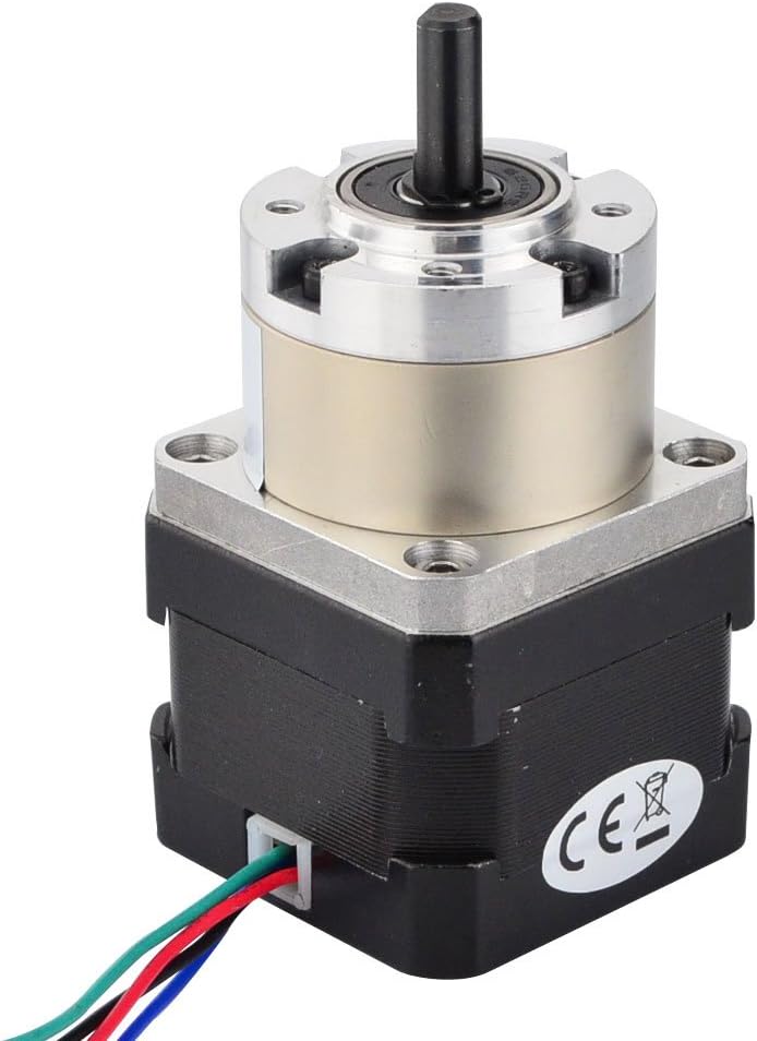 STEPPERONLINE 5:1 Planetary Gearbox Nema 17 Stepper Motor 0.4A for DIY CNC Robot 3D Printer - Image 2