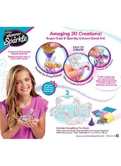 Cra-Z-Art Shimmer N Sparkle Sparkling Unicorn Sand Art Creations Activity Kit For Ages 6 And Up  - Image 5