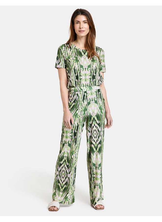 GERRY WEBER - Patterned jersey trousers - Image 1