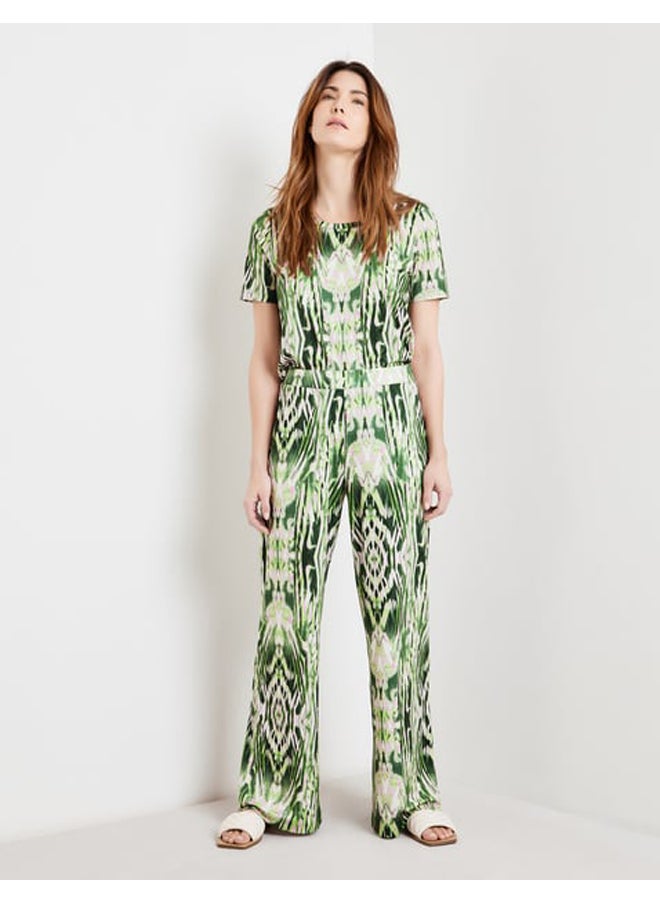 GERRY WEBER - Patterned jersey trousers - Image 1