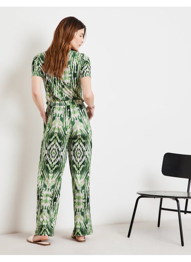 GERRY WEBER - Patterned jersey trousers - Image 1