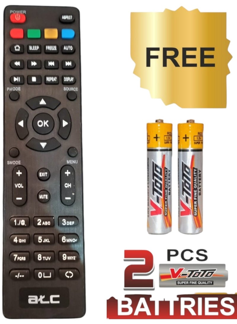 Infrared Universal TV Remote Control for ATC LED Black - Image 1