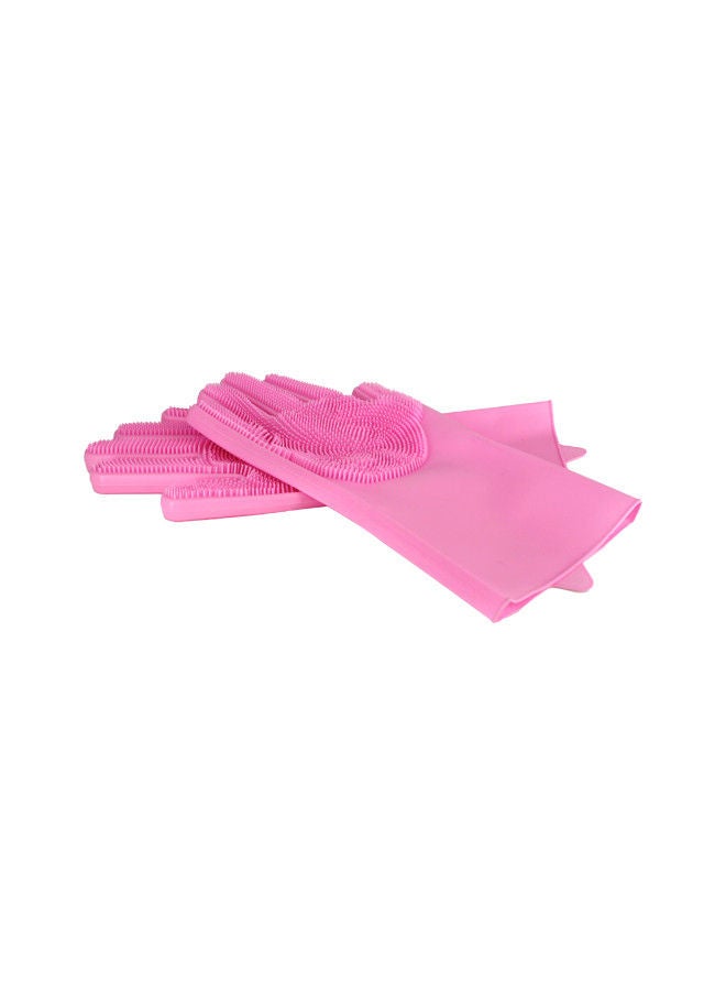Cock Silicone Scrubbing Gloves – Reusable Multi-Purpose Cleaning Gloves for Kitchen, Bathroom, Dishwashing, Pet Care, and Car Cleaning (1 Pair, Assorted Colors)  - Image 2