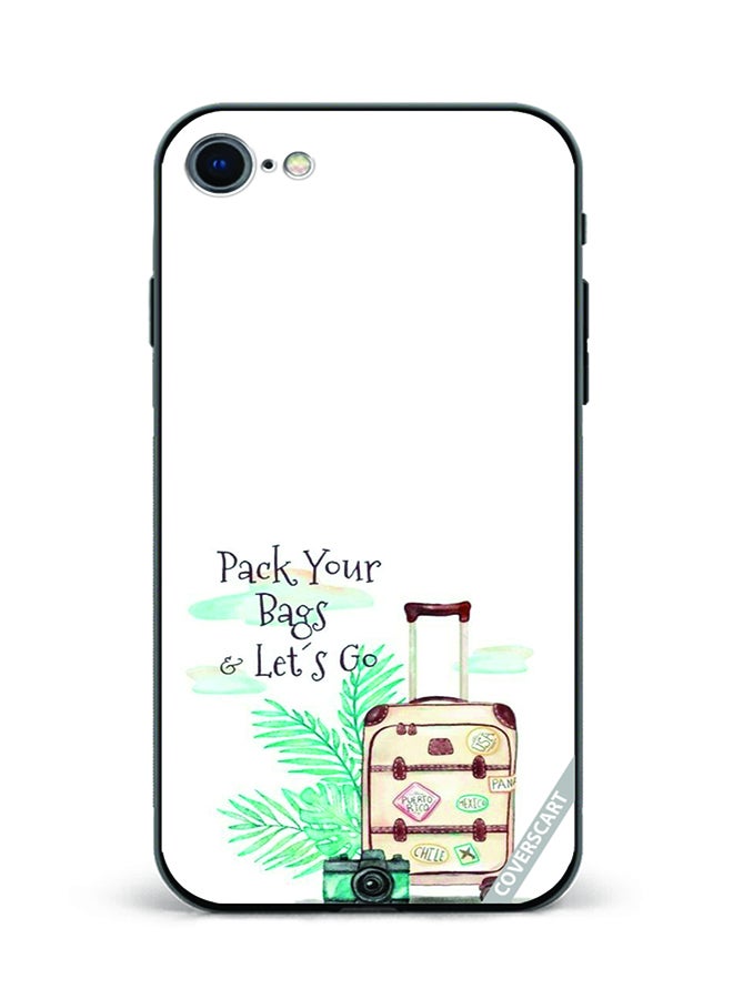 Protective Case Cover For Apple iPhone 8 Pack Bag Lets Go Design Multicolour