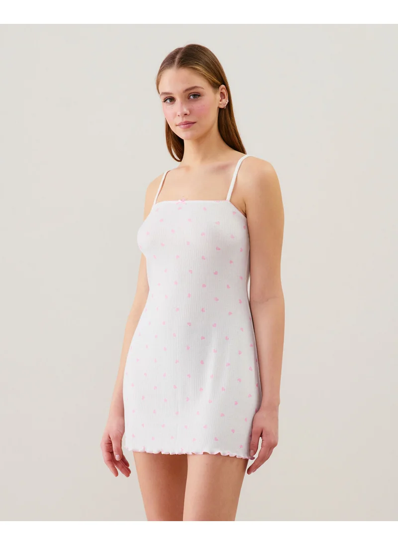 UNDIZ Patterned jersey nightdress