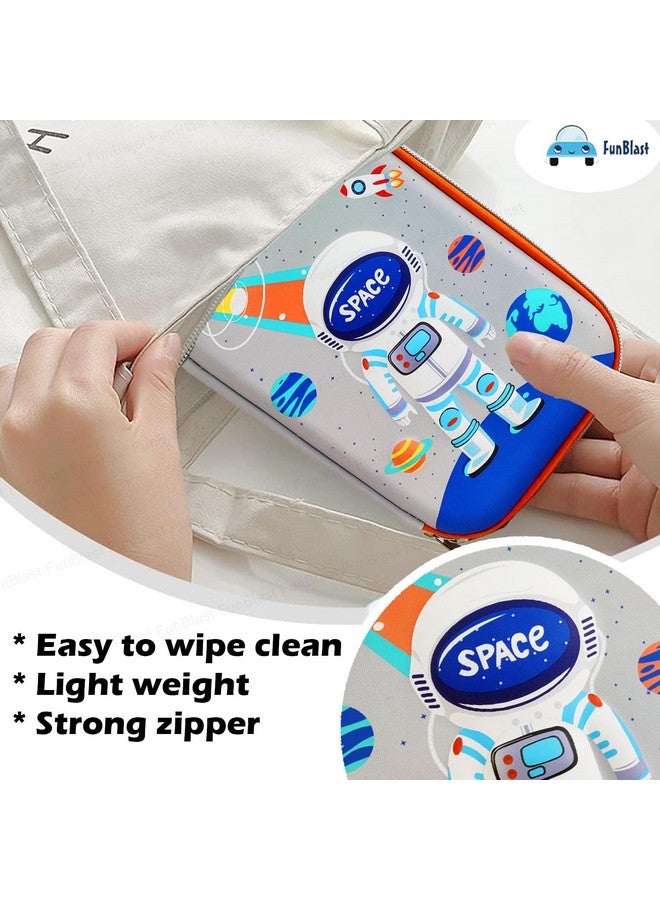 FunBlast Space Pencil Case for Kids, Space Theme Return Gifts for Kids, Pencil Pouch for Kids, Pencil Box for Kids, Pencil case for Boys, Return Gifts for Boys - Space & Astronaut Theme Pouch - Image 3