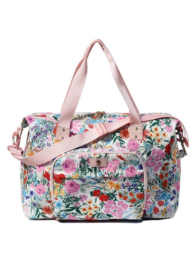 ESVAN Diaper Bag Tote, Travel Overnight Carry-on Duffel Gym Bag, Multifunction Linen Canvas Dry Wet Maternity weekender - Image 1