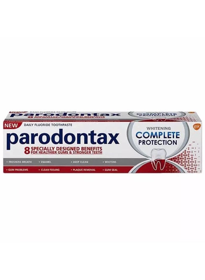Parodontax معجون أسنان بارودونتكس للتبييض والحماية الكاملة 2X، 75 مل - Image 1