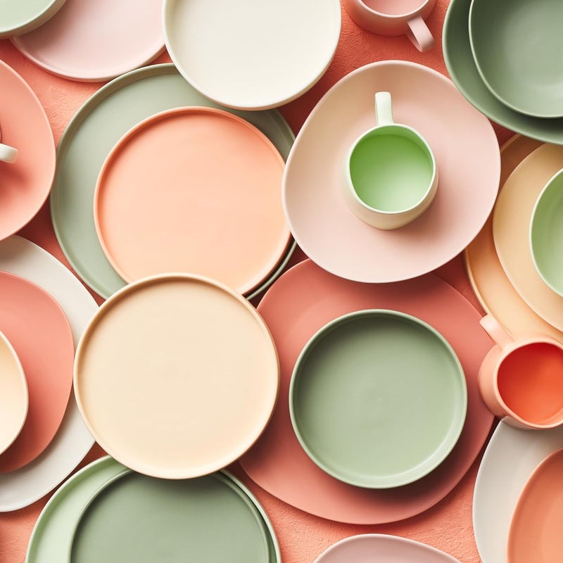 Stone lain Stella Dinner Plate 6Piece Set Round Porcelain Blush - Image 5