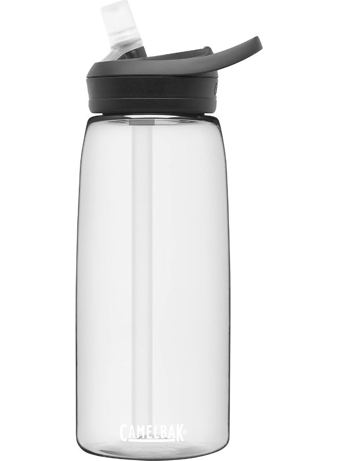 كاميلباك زجاجة ماء CamelBak Eddy+ سعة 32 أونصة مع غطاء شفاط – شفاف - Image 1