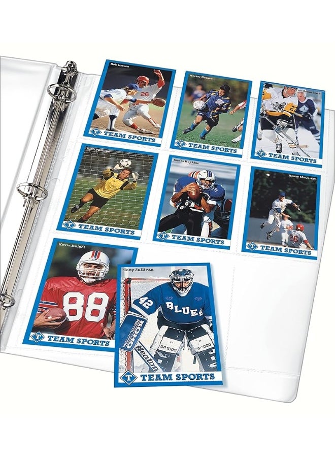 AVERY - Avery 9 Pocket Trading Card Pages for 3 Ring Binder, Pokemon Cards, Pack of 10, Holds 90 Cards Total (76016) - Image 1