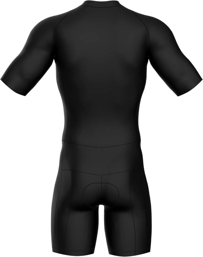 sparx Short Sleeve Cycling Skinsuit Pro Team Bicycle Time Trial Suit Bike Racing Suit Cycle Kit 3D Pad - Image 3