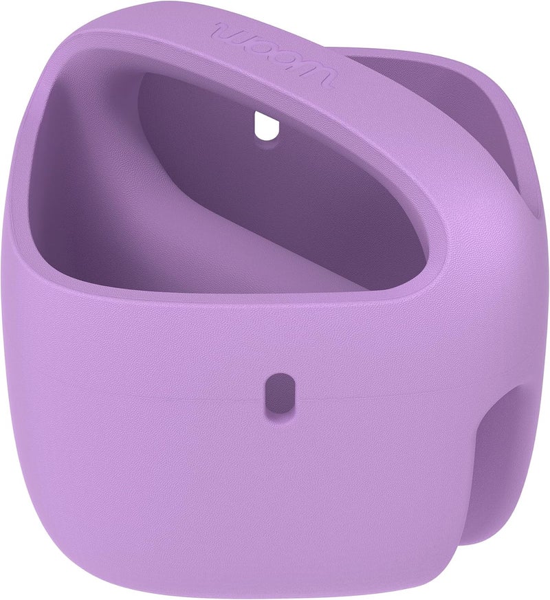 woom POP Kids Bike Basket - Lightweight BPA-Free EVA Front Handlebar Basket for Children’s Bikes - Wild Violet - Image 3