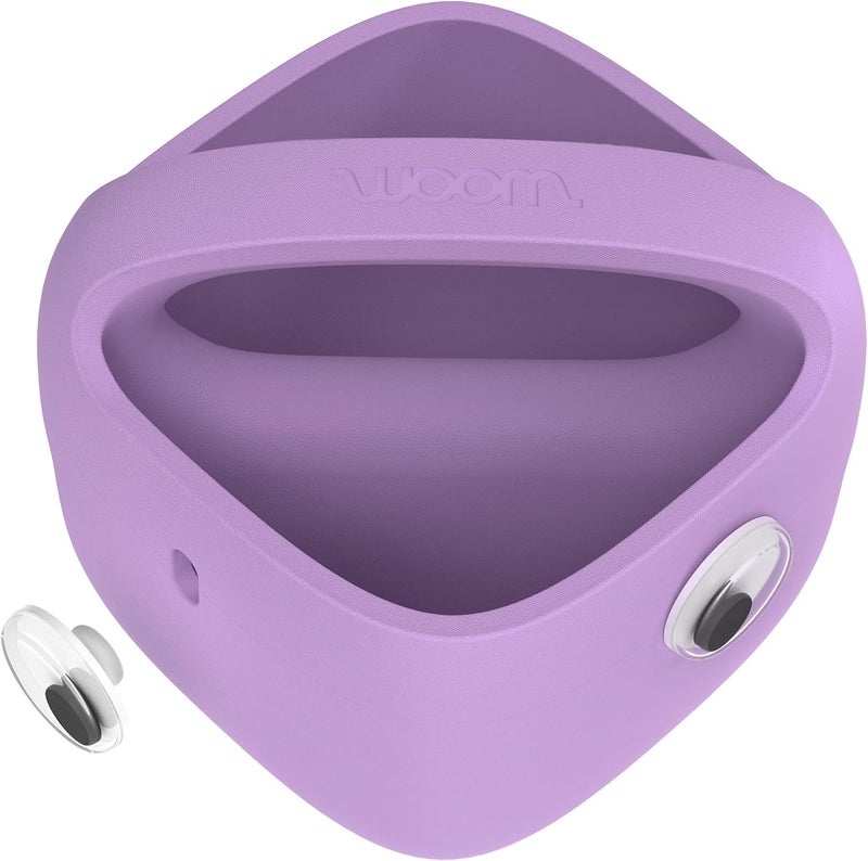 woom POP Kids Bike Basket - Lightweight BPA-Free EVA Front Handlebar Basket for Children’s Bikes - Wild Violet - Image 5