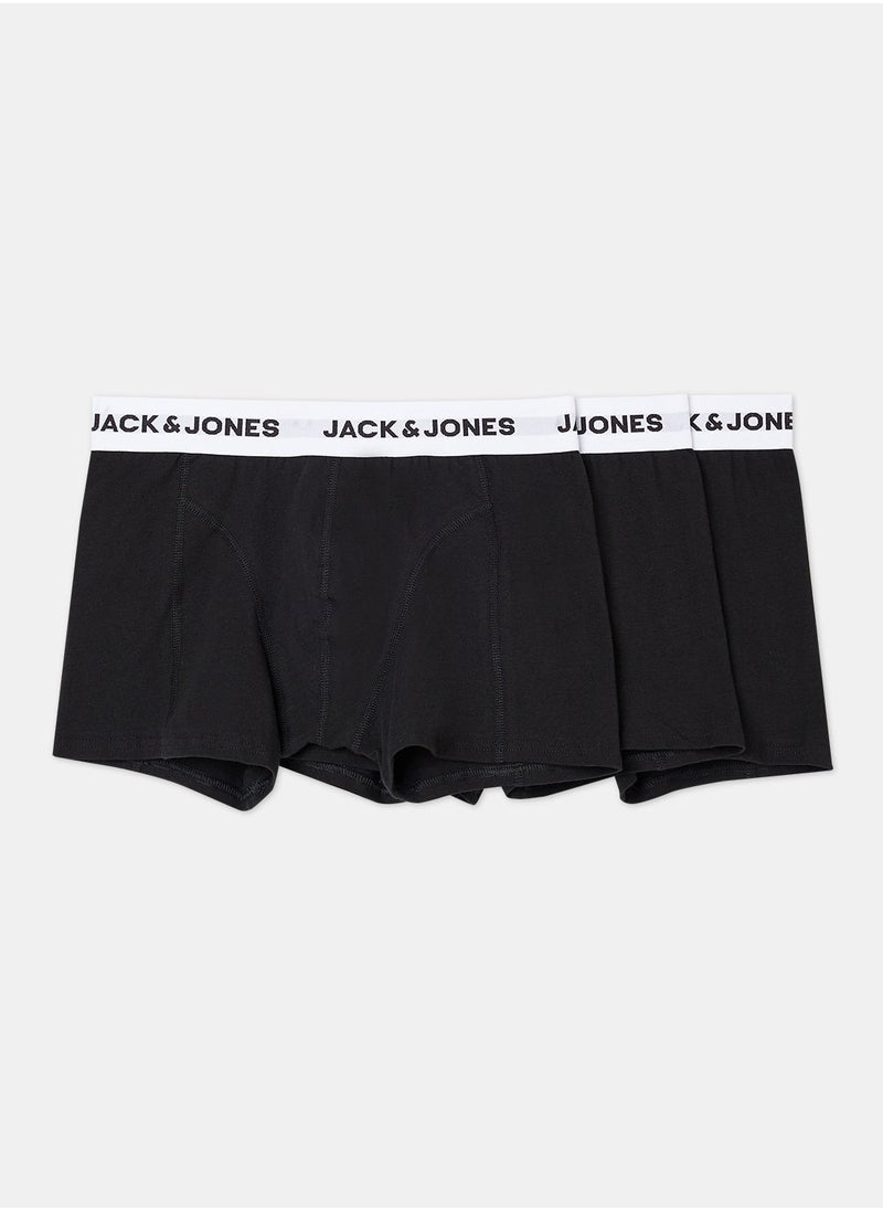 JACK & JONES - Logo Basic Trunks (Pack of 3) - Image 1