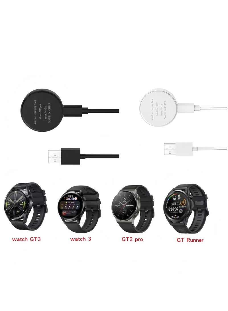 أبلينم شاحن متوافق مع ساعات هواوي GT 4/4 Pro/3/3 Pro/GT3/GT3 Pro/GT2 Pro/GT2 ECG/GT Cyber/Buds/GT Runner/D - Image 2