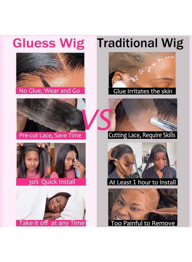 إل أس هير باروكة شعر بوب بدون غراء من LS HAIR، شعر بشري قصير مستقيم مسبق النتف، باروكة شعر بوب للنساء ذوات البشرة السوداء، مقطوعة مسبقًا، إغلاق دانتيل 4×4، شفاف عالي الدقة، باروكة شعر أمامية بدون غراء، شعر بشري بكثافة 180%، 10 بوصات - Image 3