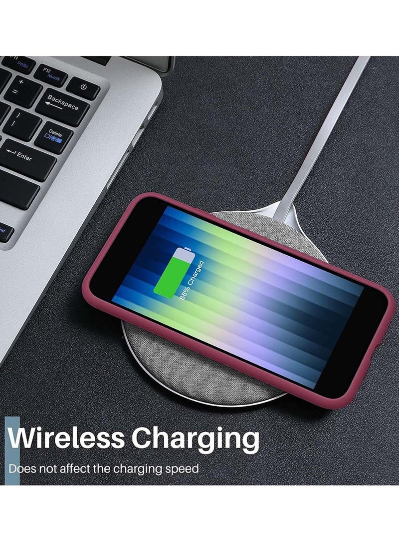 Wtech Motorola Moto G75 5G 2024 Hybrid Silicone with Translucent Back Protective Lens Shield Case Cover - Fuchsia Rose - Image 3