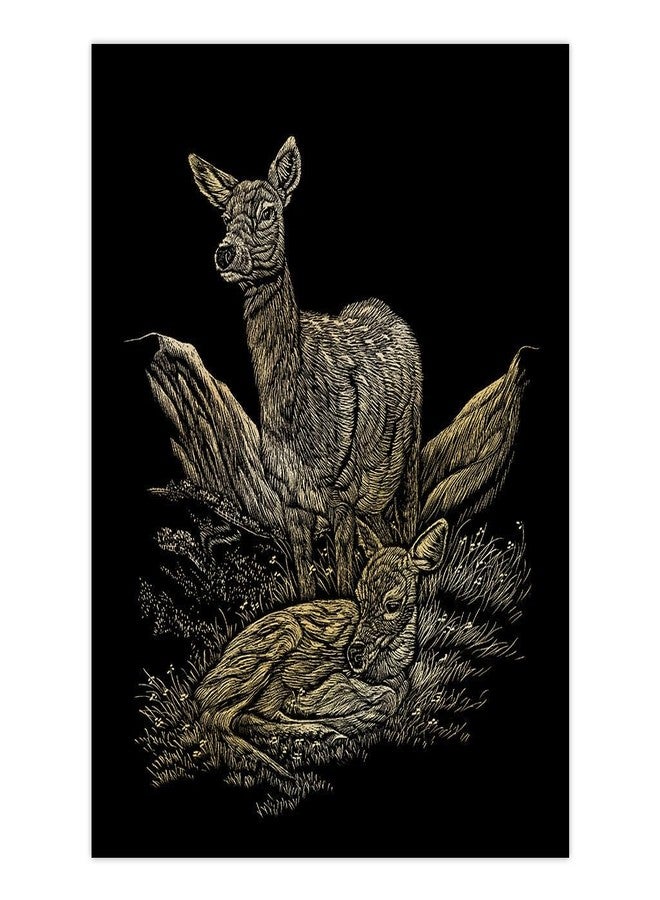 Royal & Langnickel Royal and Langnickel Gold Engraving Art, Deer - Image 2