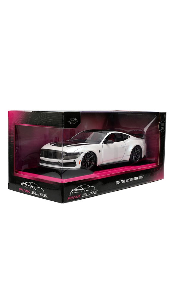 JADA Pink Slips 1:24 - 2024 Ford Mustang, Die-Cast Car with Base, Toys for Kids and Adults - Image 5