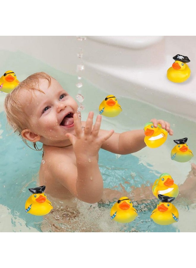 ArtCreativity Pirate Rubber Ducks (Pack of 12) - 2 Inch Pirate Ducks for Jeeps, Pirate Party Favors & Decorations, Cute Rubber Ducks Pirate Toys for Bath, Pool, Carnival & Pirate-Themed Parties - Image 4