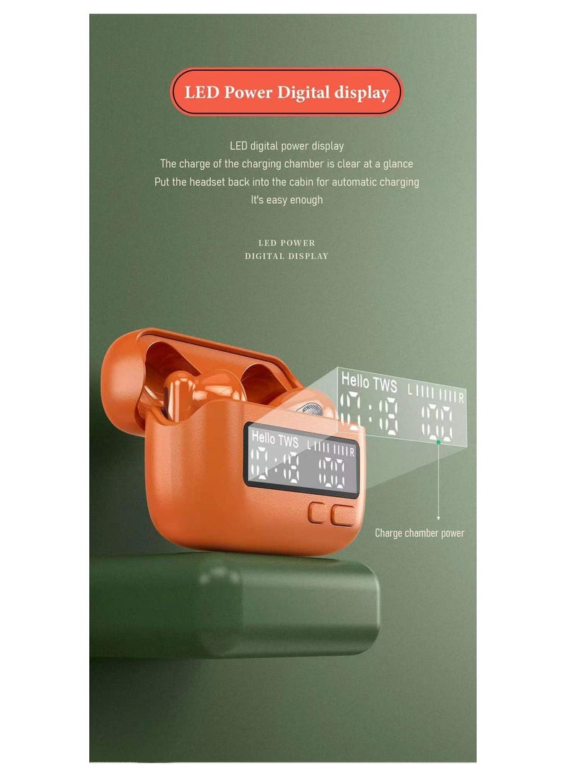 Generic - 2024 New Portable Wireless Bluetooth Earphones BB Machine Unique Retro Personalized Trendy Digital Clock - Image 1