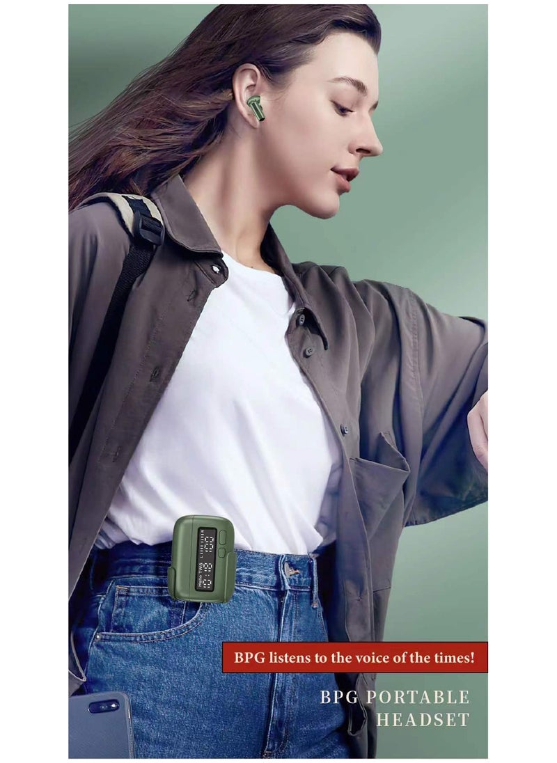 Generic - 2024 New Portable Wireless Bluetooth Earphones BB Machine Unique Retro Personalized Trendy Digital Clock - Image 1