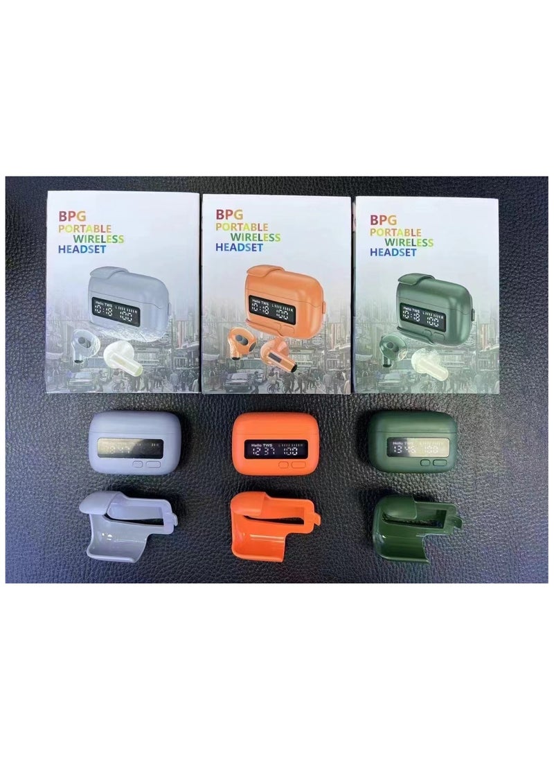 Generic - 2024 New Portable Wireless Bluetooth Earphones BB Machine Unique Retro Personalized Trendy Digital Clock - Image 1