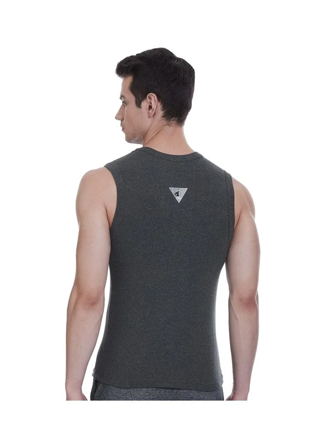 JOCKEY Jockey 9930 Men Super Combed Cotton Rib Solid Round Neck Muscle Vest