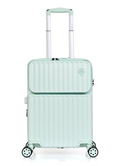 MORANO Morano Modern Polycarbonate Lightweight Carry-on Luggage with Front Pocket and Built in TSA Lock (Green) 20 Inch Dimension 35*21*49 CM  - Image 2