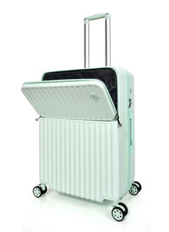MORANO Morano Modern Polycarbonate Lightweight Carry-on Luggage with Front Pocket and Built in TSA Lock (Green) 20 Inch Dimension 35*21*49 CM  - Image 3