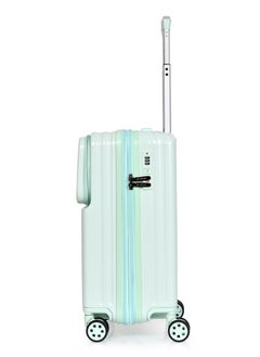 MORANO Morano Modern Polycarbonate Lightweight Carry-on Luggage with Front Pocket and Built in TSA Lock (Green) 20 Inch Dimension 35*21*49 CM  - Image 5