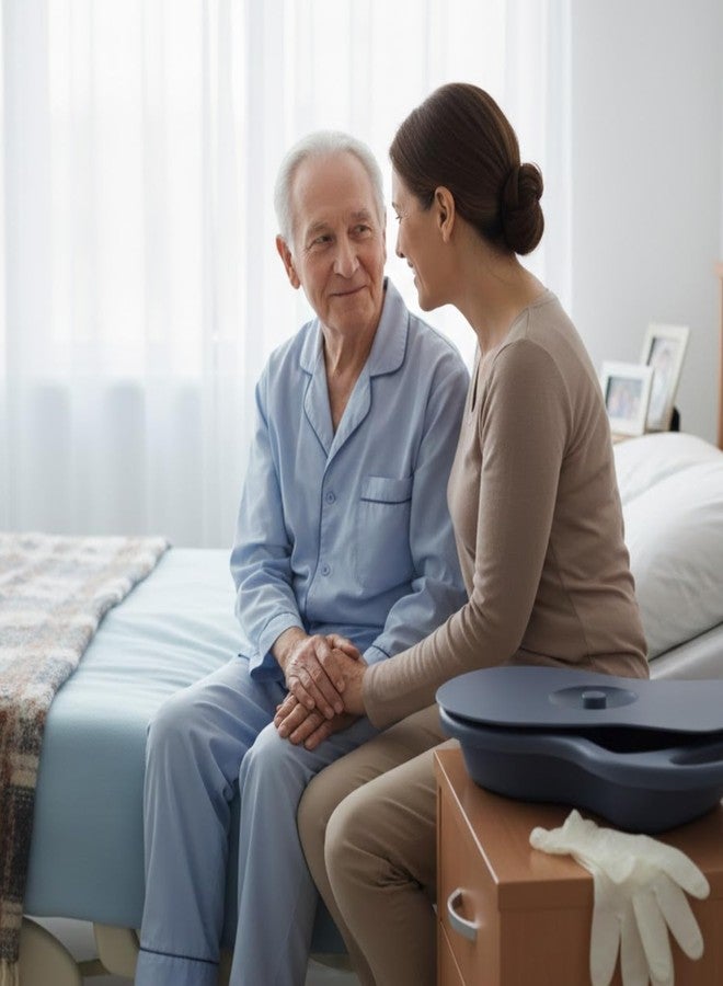 Rossify Bed Pan | Portable Urinal for Patients | Durable, Easy-to-Clean Bedside Urine Collector for Men & Women | Spill-Proof, Hygienic & Reusable Bed Pen for Patient Care - Image 5