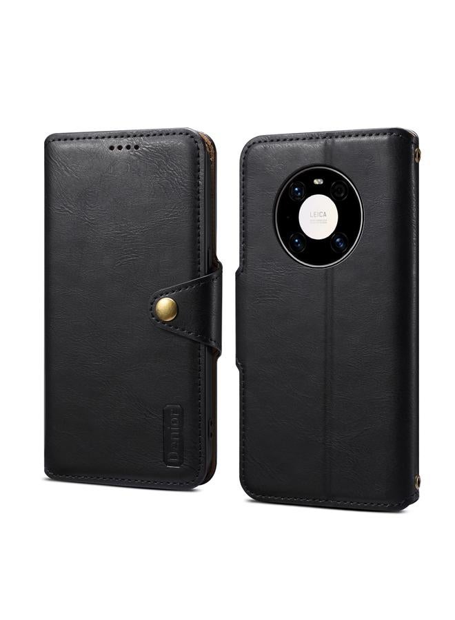 Case For Huawei Mate 40 Pro Cowhide Texture Wallet Style Leather Phone Case