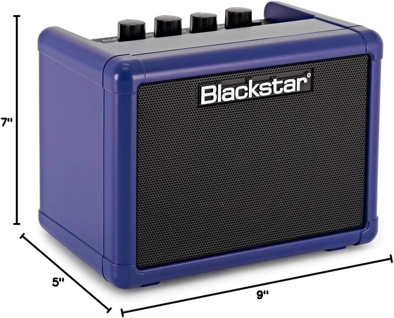 Blackstar Fly 3 - 3-Watt 1x3 inch Guitar Combo Mini Amp w/ 2 Channels, Tape Delay, and Patented ISF - Royal Blue - Image 2